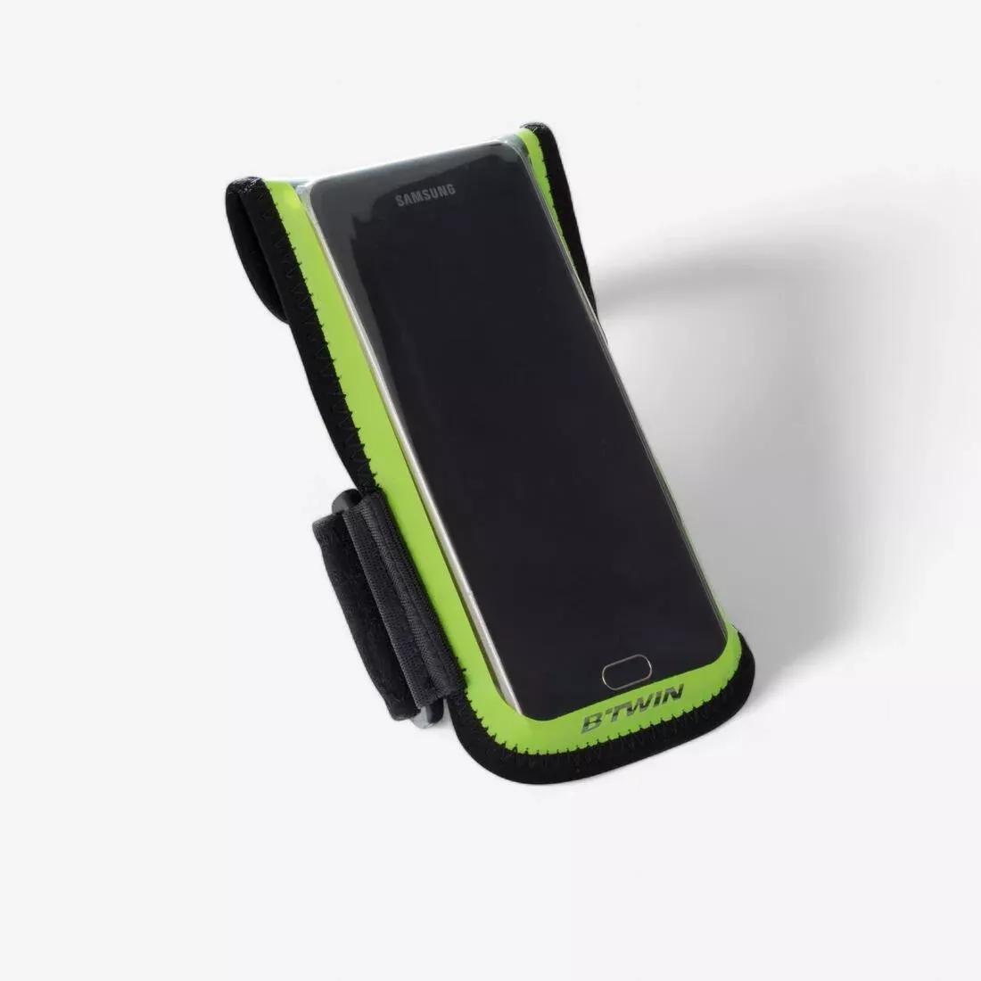 BTWIN - 500 Cycling Smartphone Holder, Black