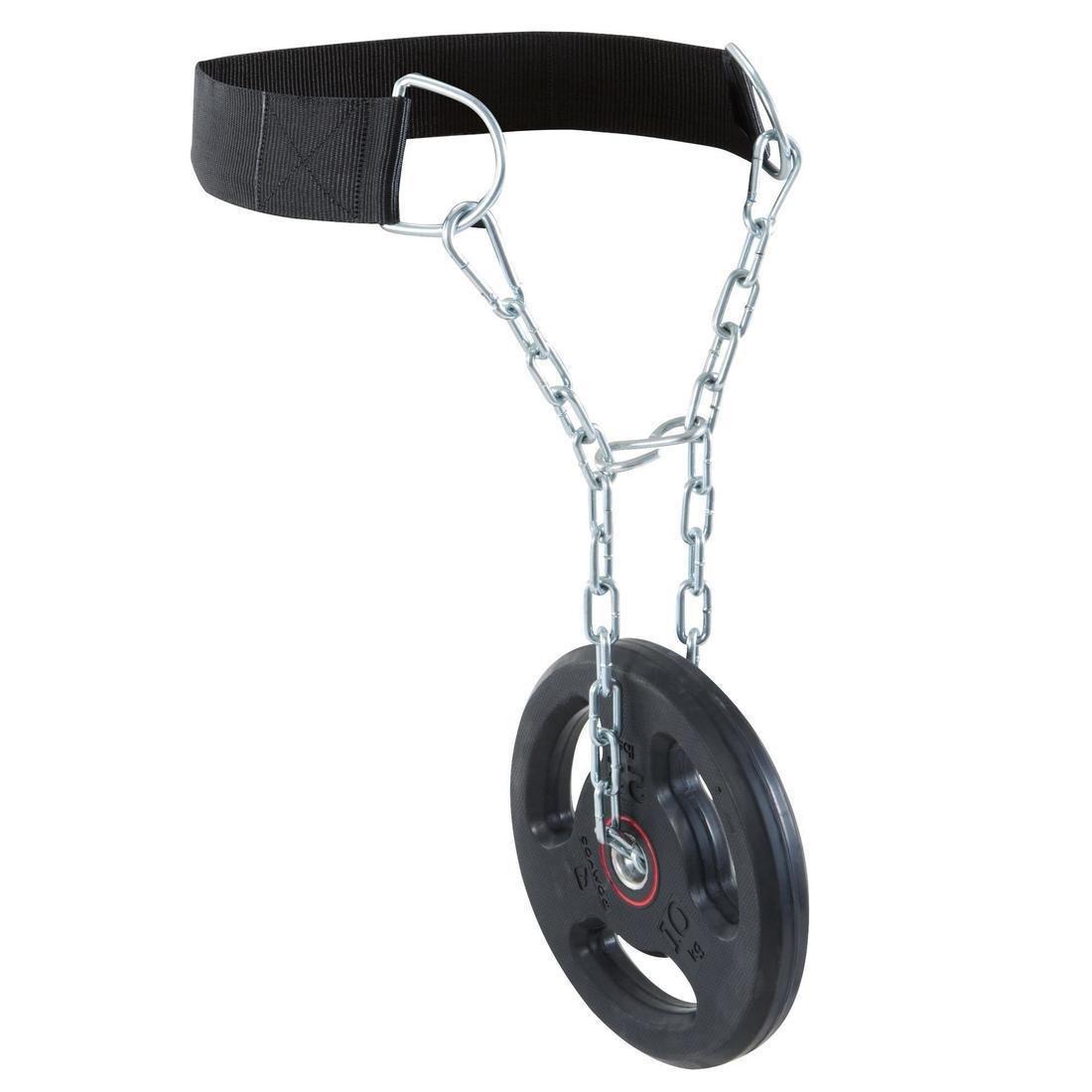 Weighted Weight Training Belt, Black, , large image number 1