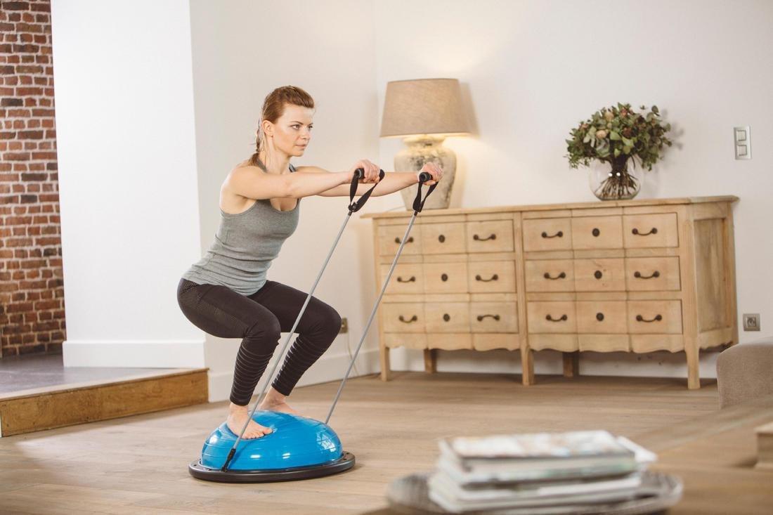 Fitness Reversible Balance Station 900 Resistance Bands, No Color, medium