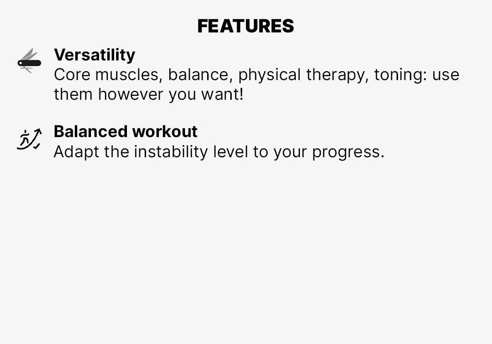 Fitness Reversible Balance Station 900 Resistance Bands, No Color, medium