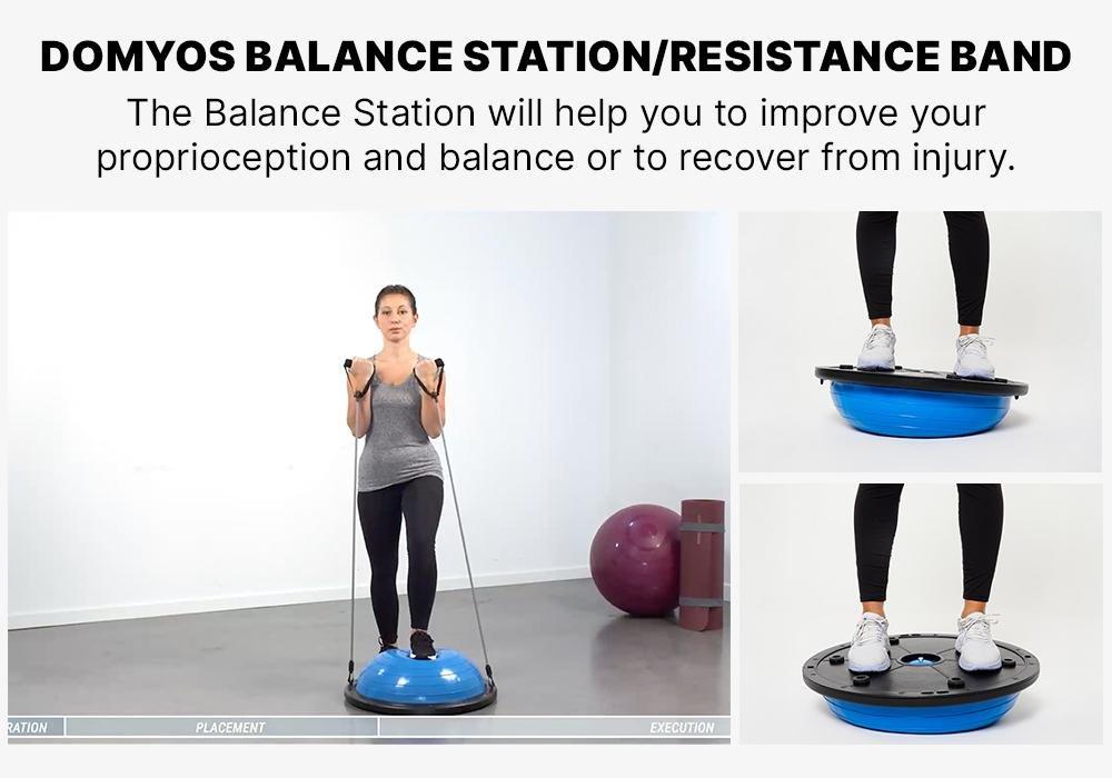 Fitness Reversible Balance Station 900 Resistance Bands, No Color, medium