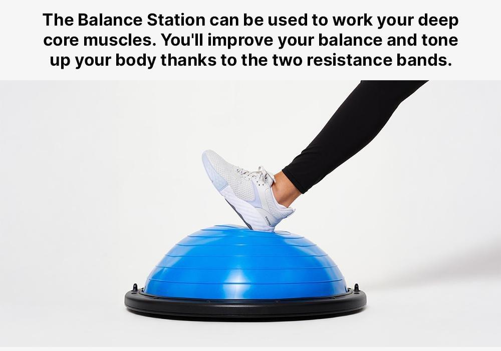 Fitness Reversible Balance Station 900 Resistance Bands, No Color, medium