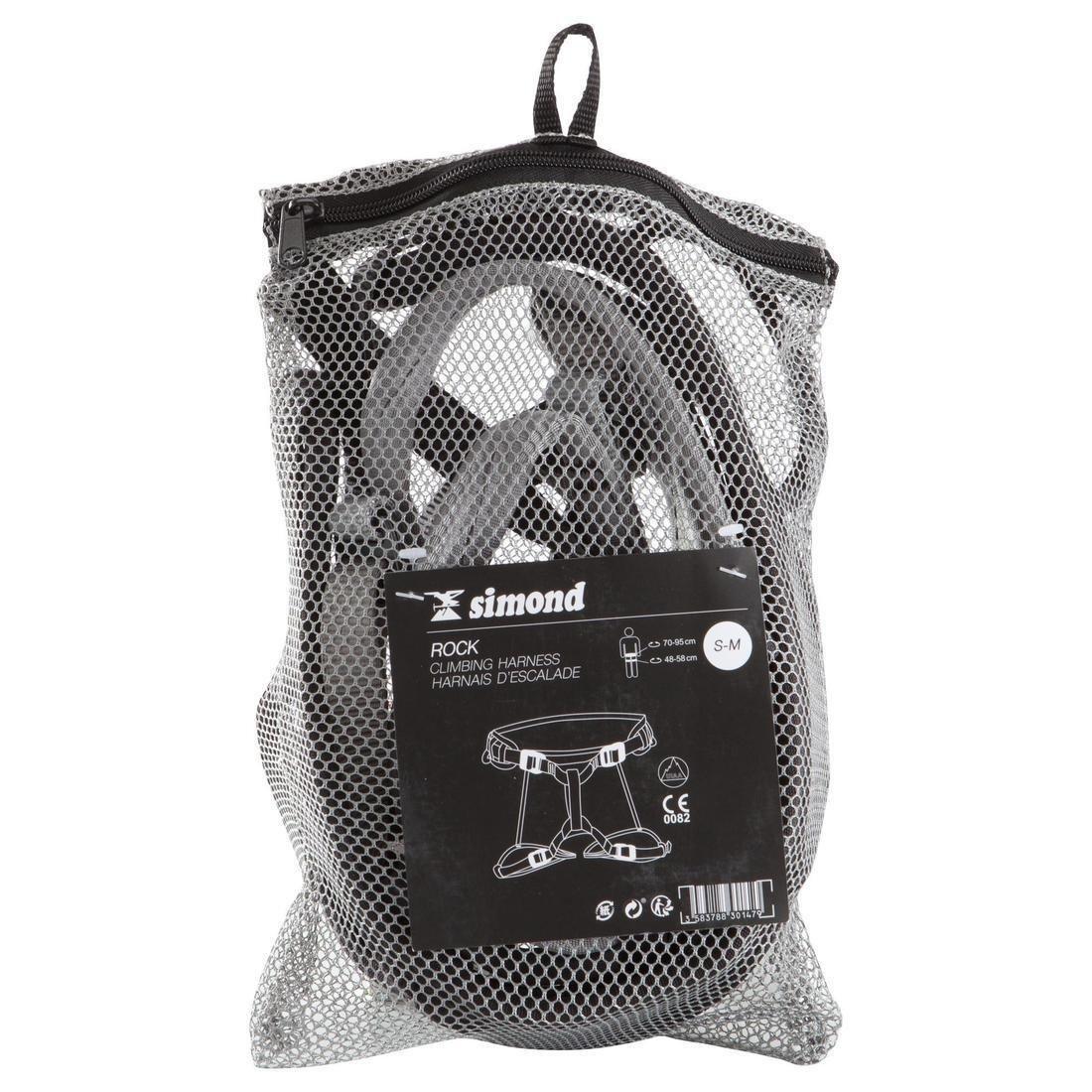 Climbing And Mountaineering Harness, Black, , large image number 4