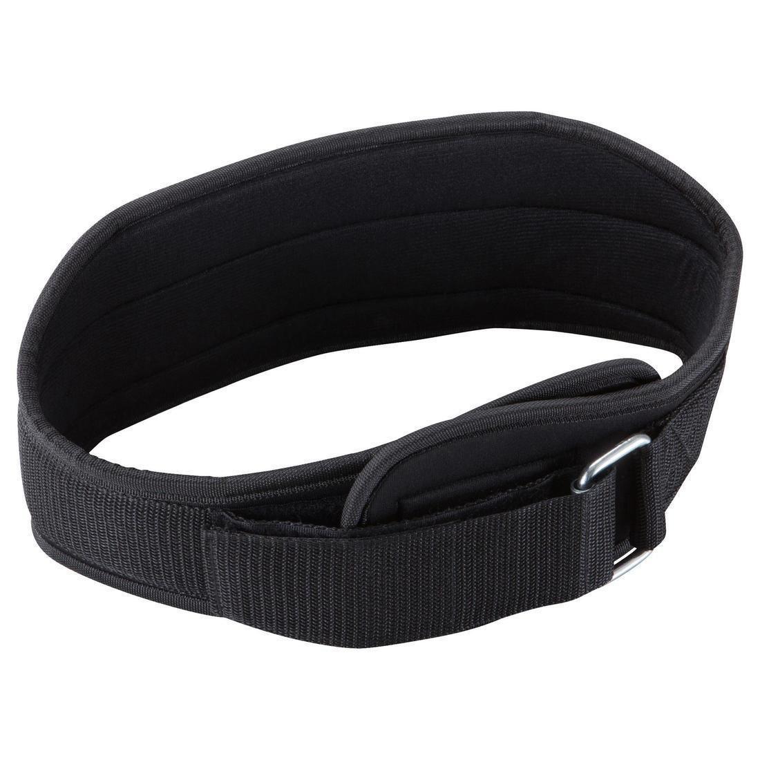 Healthcom Mens Waist Trimmer Belt Lightweight Sports Belt Lumbar Lower Back  Tranier Support Brace Belt(Black), Black, Medium:36Length*8Width price in  UAE,  UAE