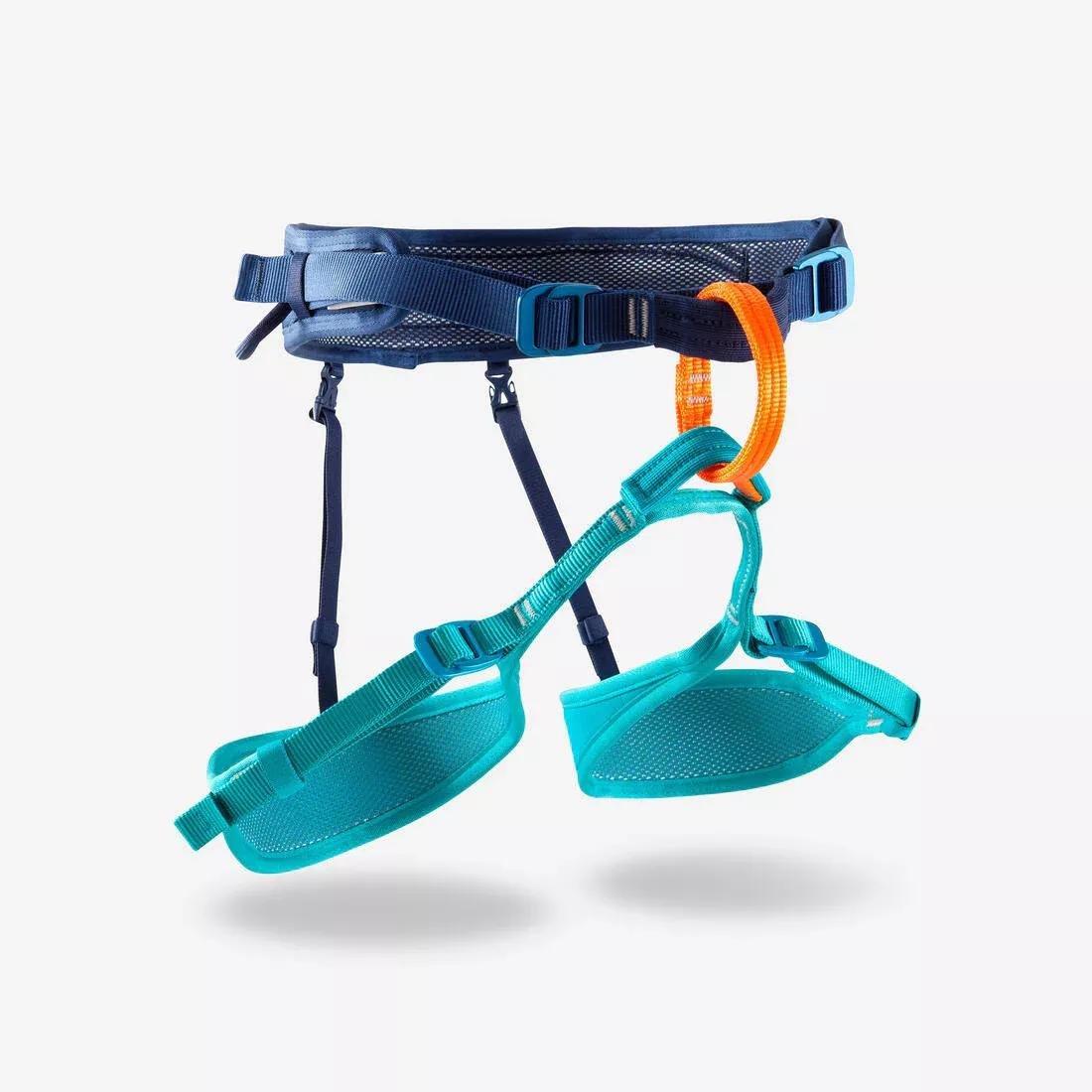 Rock Climbing And Mountaineering Harness, Rock Blue, , large image number 0