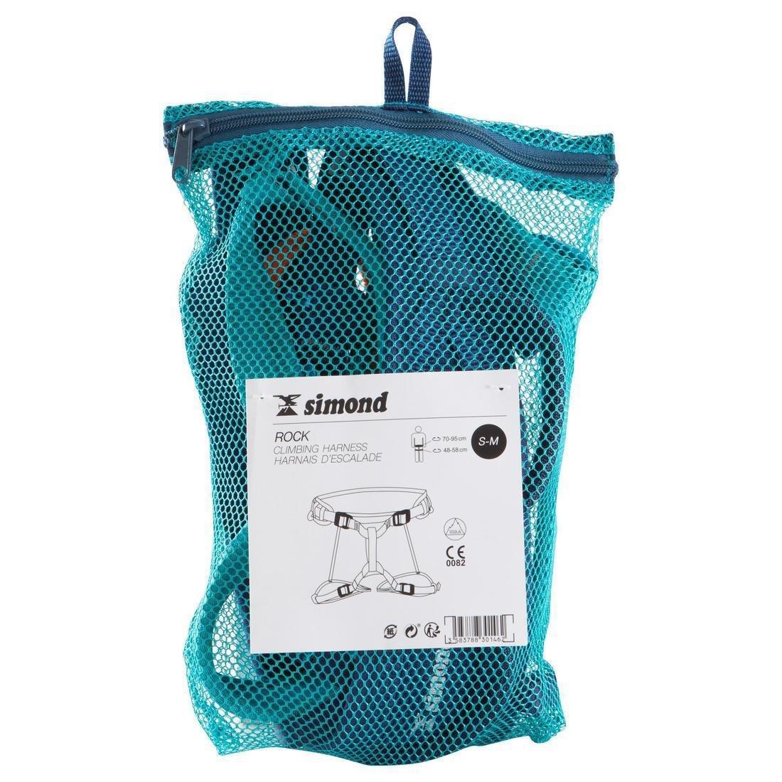Rock Climbing And Mountaineering Harness, Rock Blue, , large image number 12