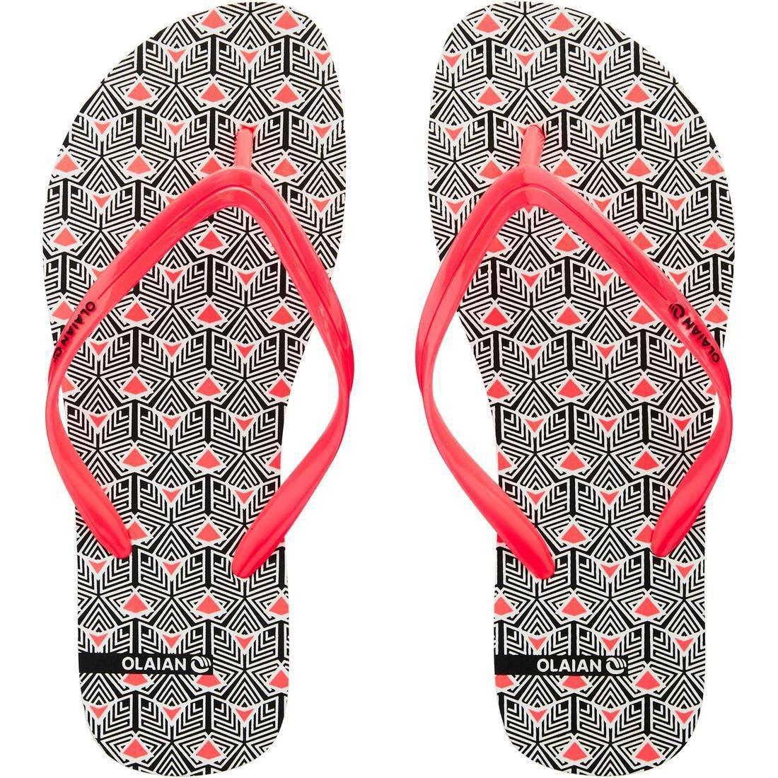 OLAIAN - To 100S Print Women's Flip-Flops - Maupiti, Black