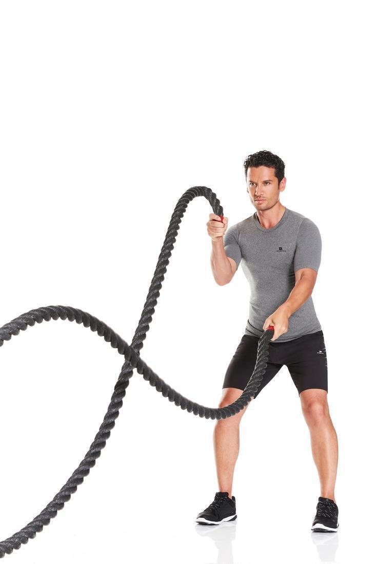 Cross Training Battle Rope, Black, No Color, large image number 7