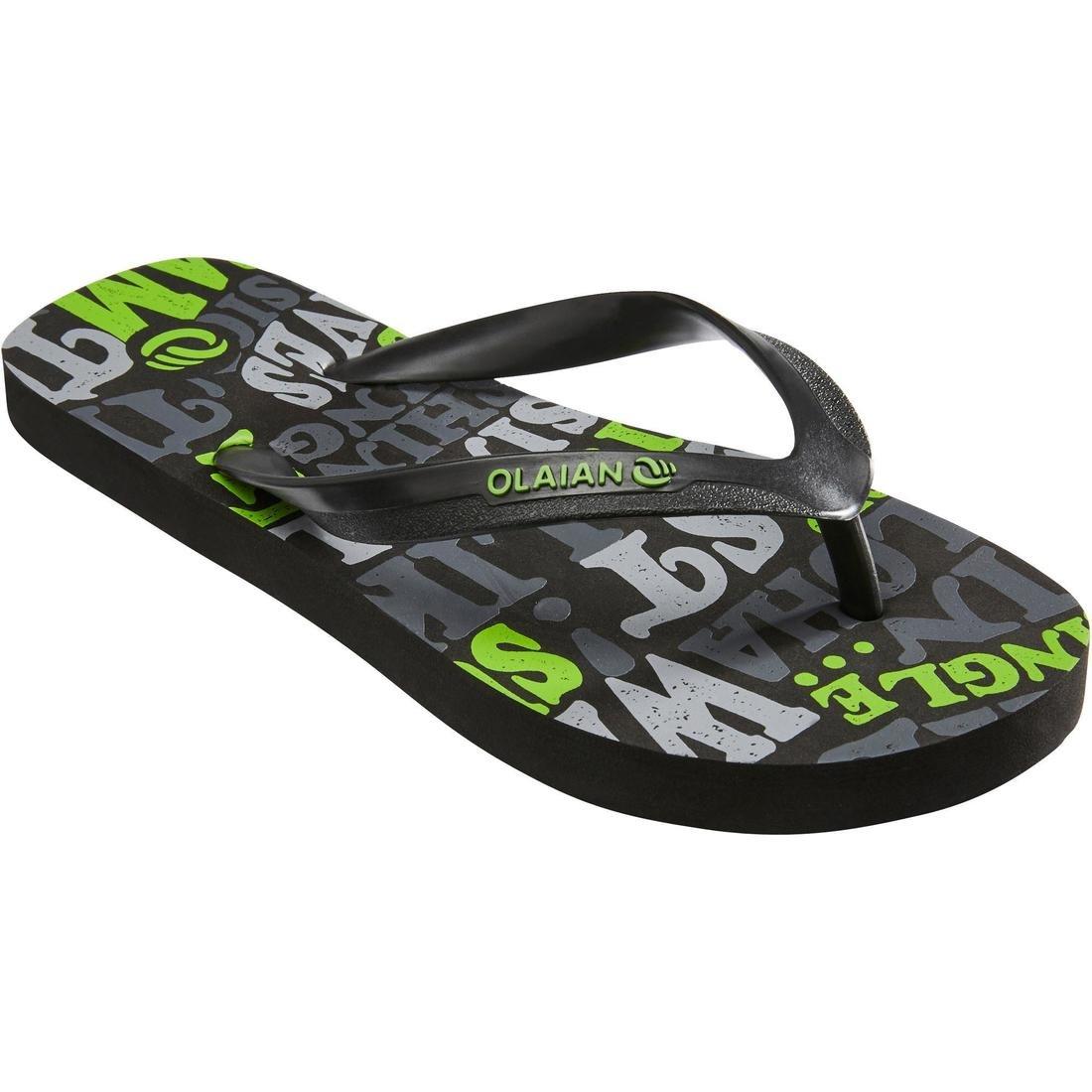 TO100 PRINT Junior B flip-flops - Brazil, Blue, No Color, large image number 8