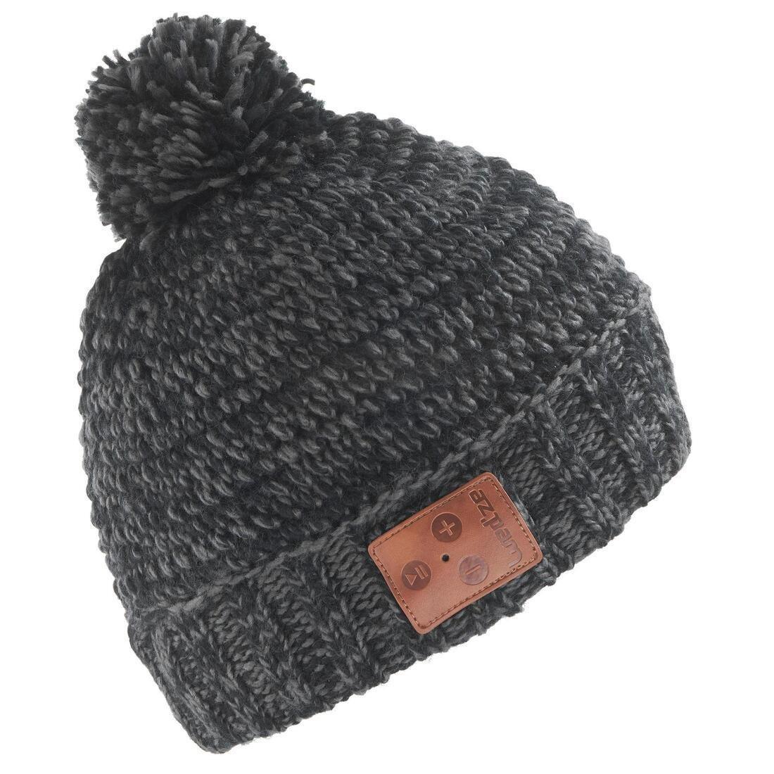 Adult SKIING BlueTOOTH HAT, Black, No Color, large image number 7