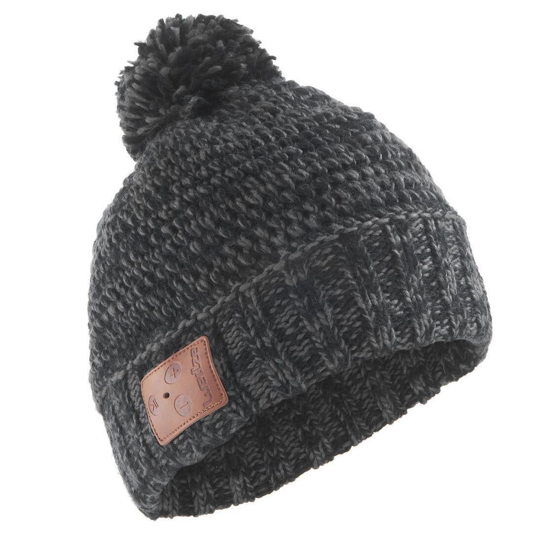 Adult SKIING BlueTOOTH HAT, Black, No Color, large image number 8