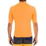 OLAIAN - 100Mens Short Sleeve Uv Protection Surfing Top T-Shirt, Fluo Blood Orange