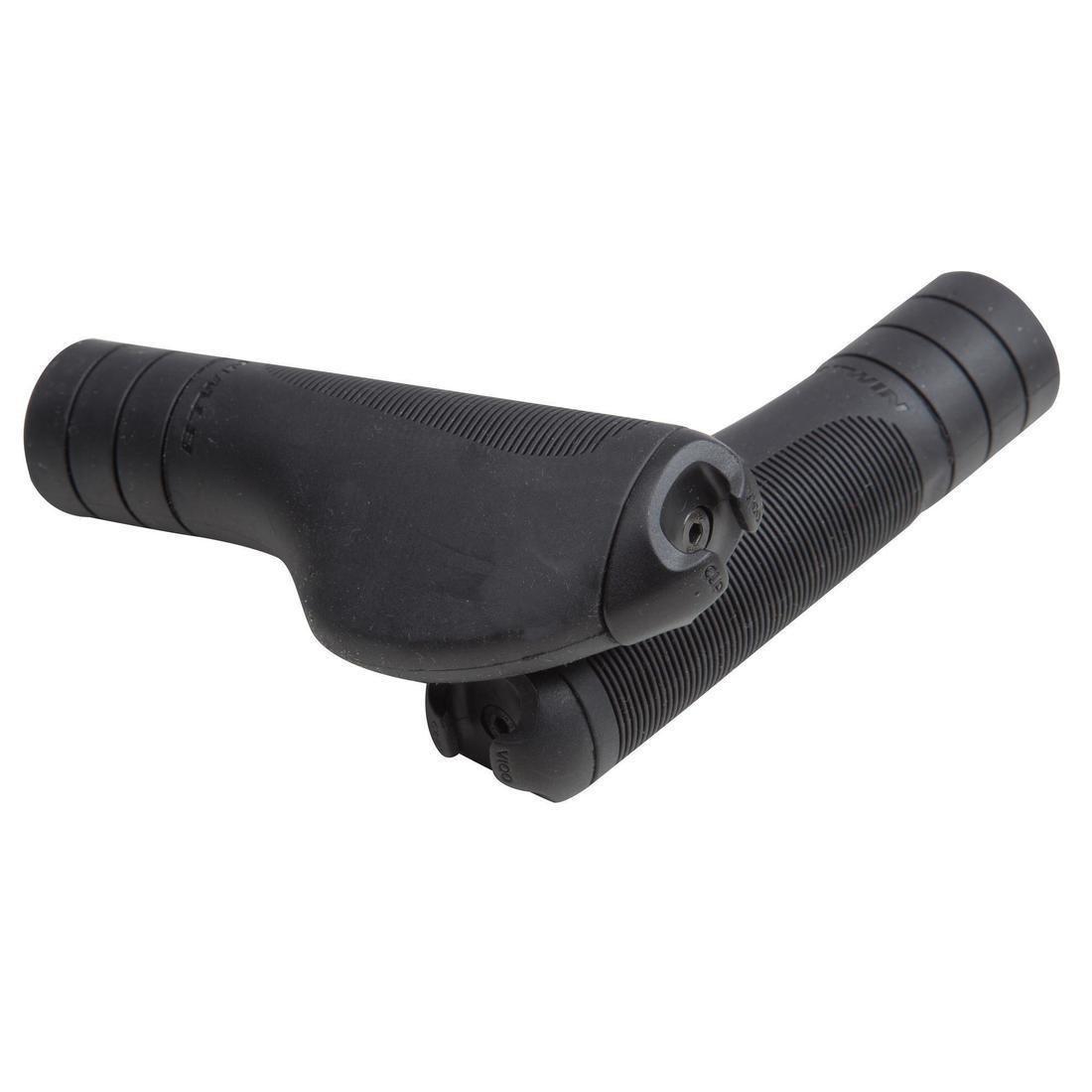 Ergonomic Handlebar Grips City 500, Black, No Color, large image number 1