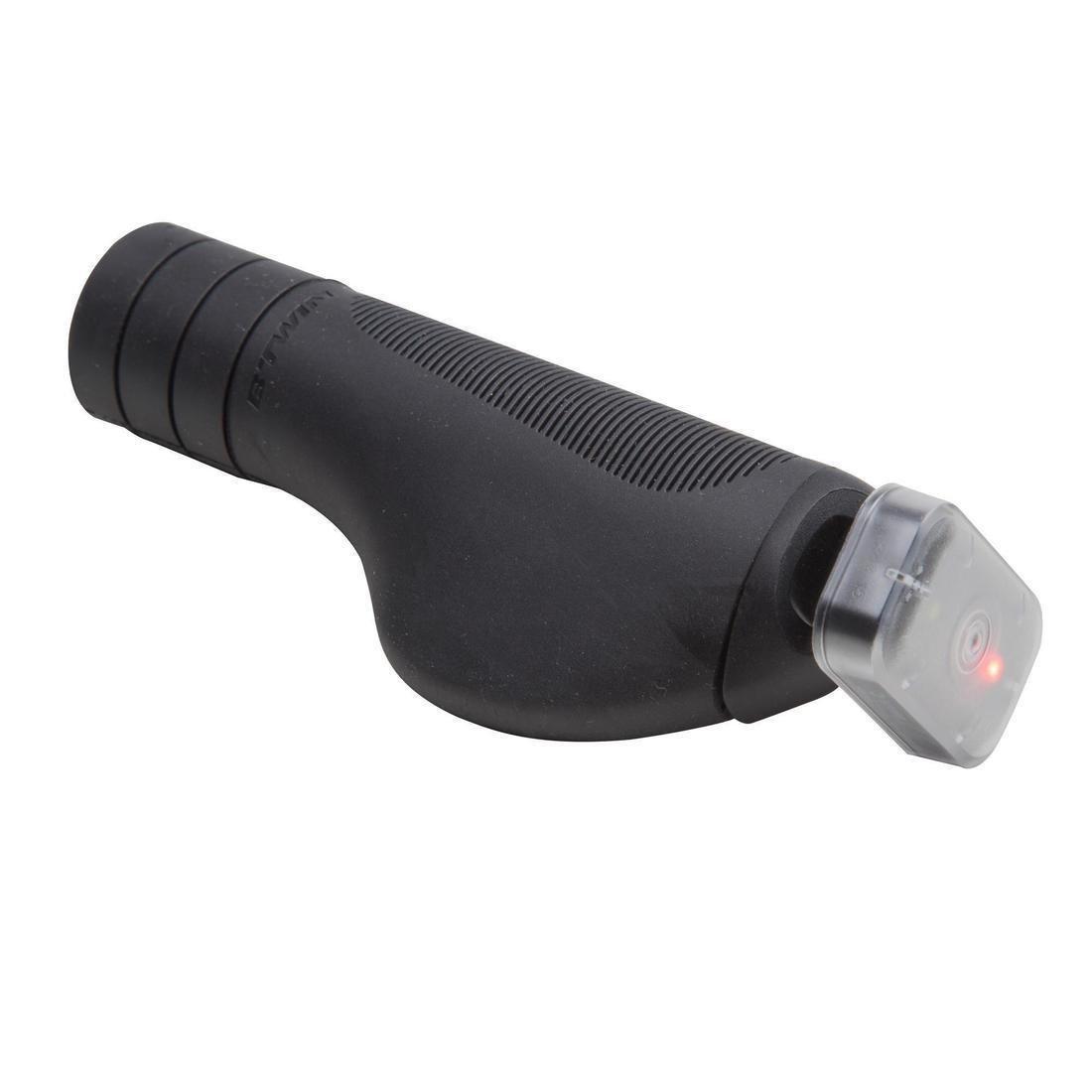 Ergonomic Handlebar Grips City 500, Black, No Color, large image number 3