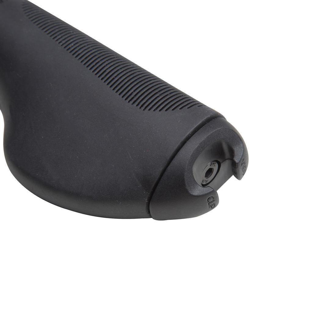 Ergonomic Handlebar Grips City 500, Black, No Color, large image number 6