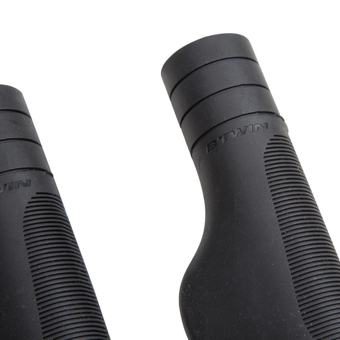 DECATHLON - Ergonomic Handlebar Grips City 500, Black