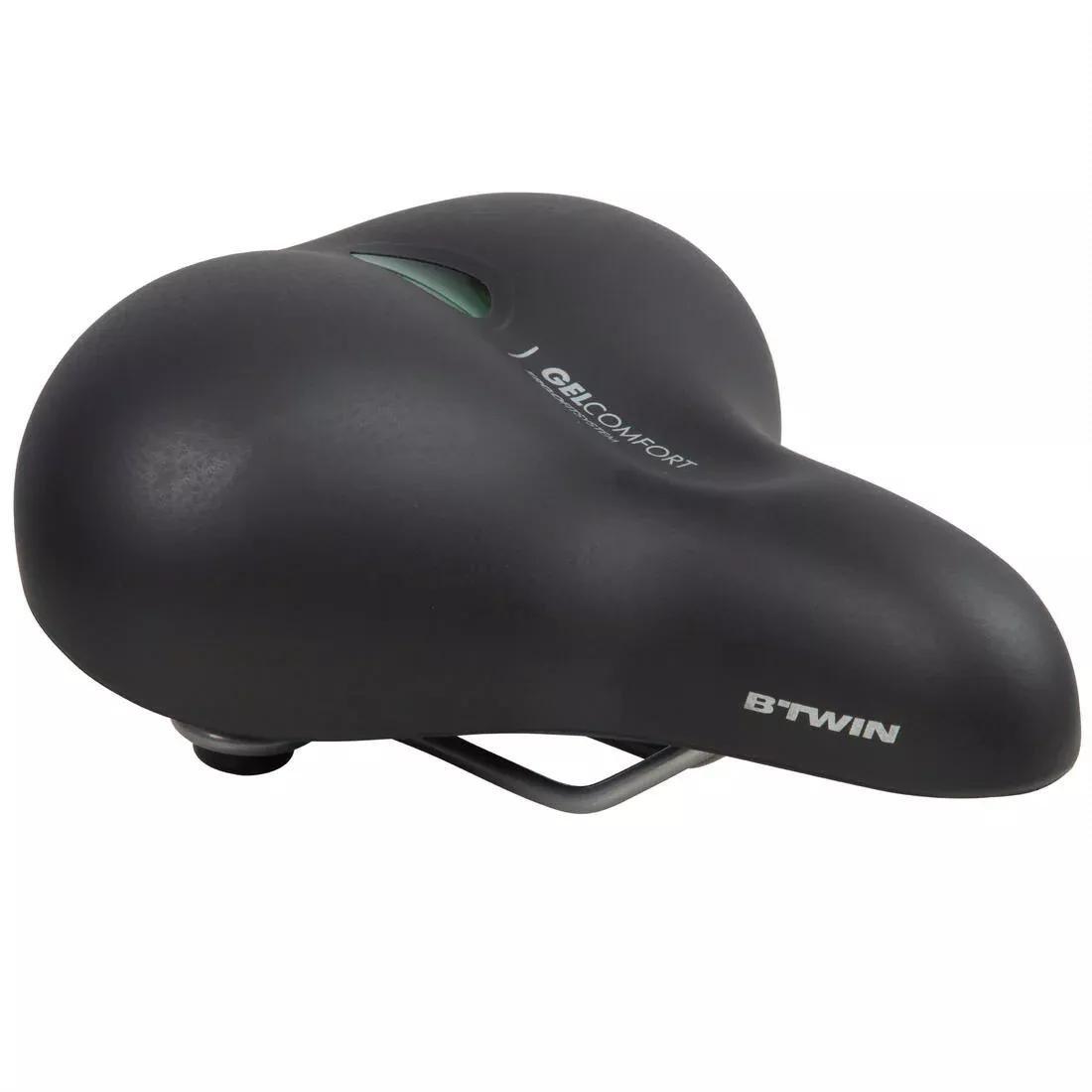 DECATHLON - City 900 Gel Bike Saddle, Deep Shale