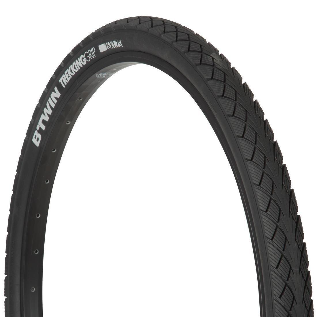 Trekking Grip Hybrid Bike Tyre, No Color, large image number 2