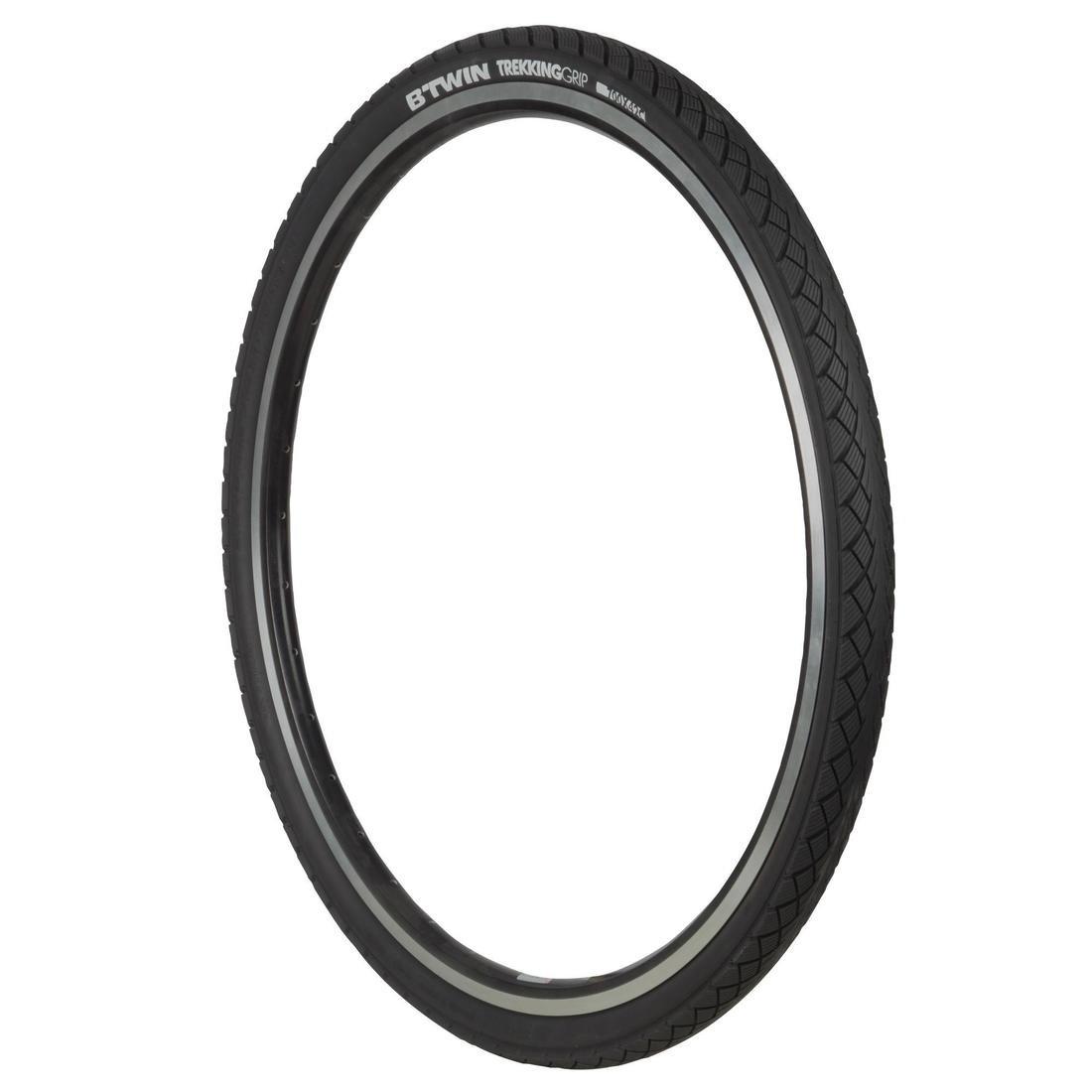 BTWIN - Trekking Grip Hybrid Bike Tyre