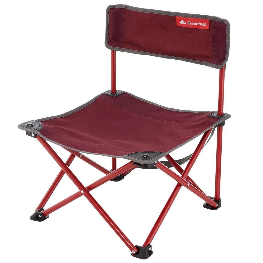 PORTABLE CAMPING CHAIR MH100 - MAROON, bordeaux, No Color, large image number 9
