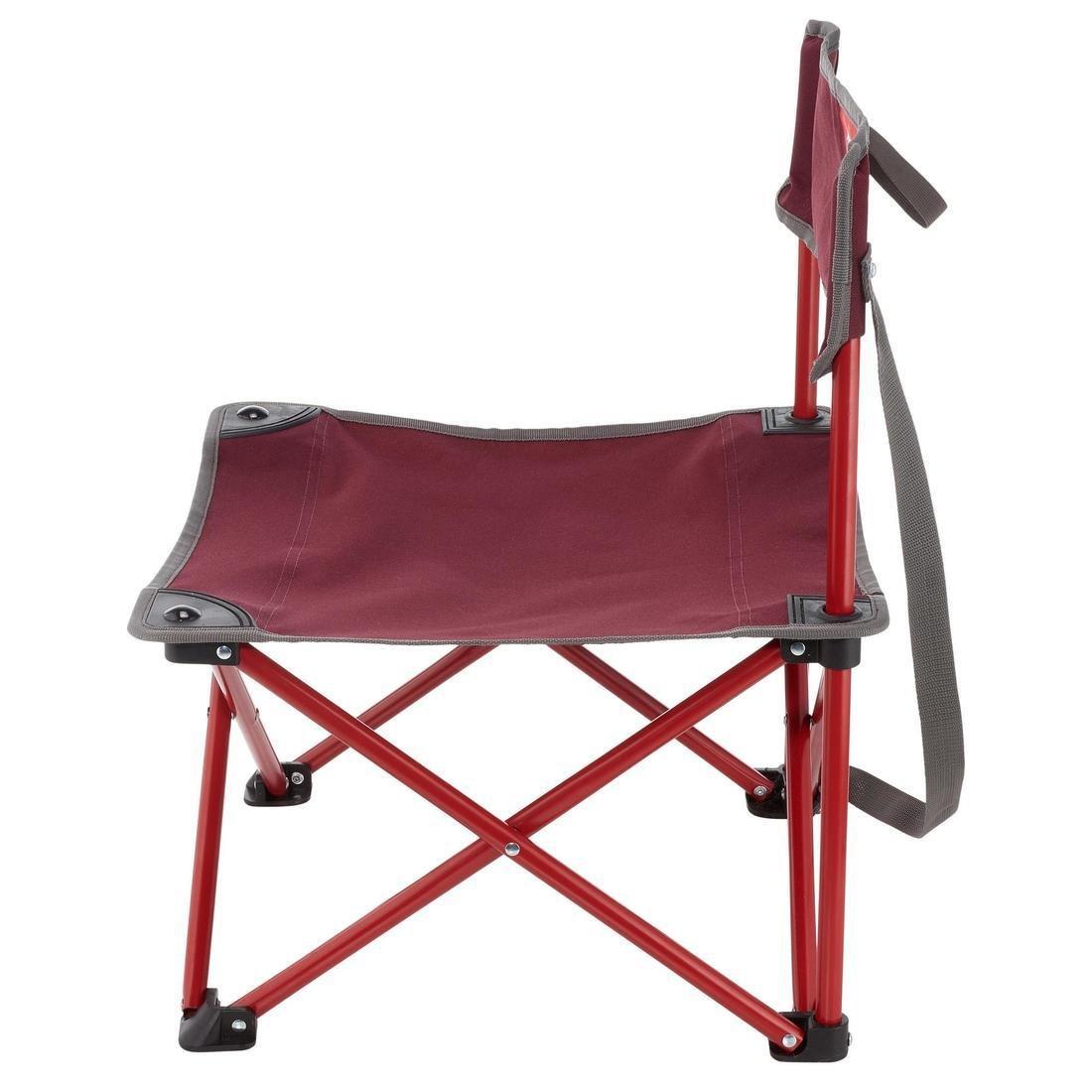 PORTABLE CAMPING CHAIR MH100 - MAROON, bordeaux, No Color, large image number 13