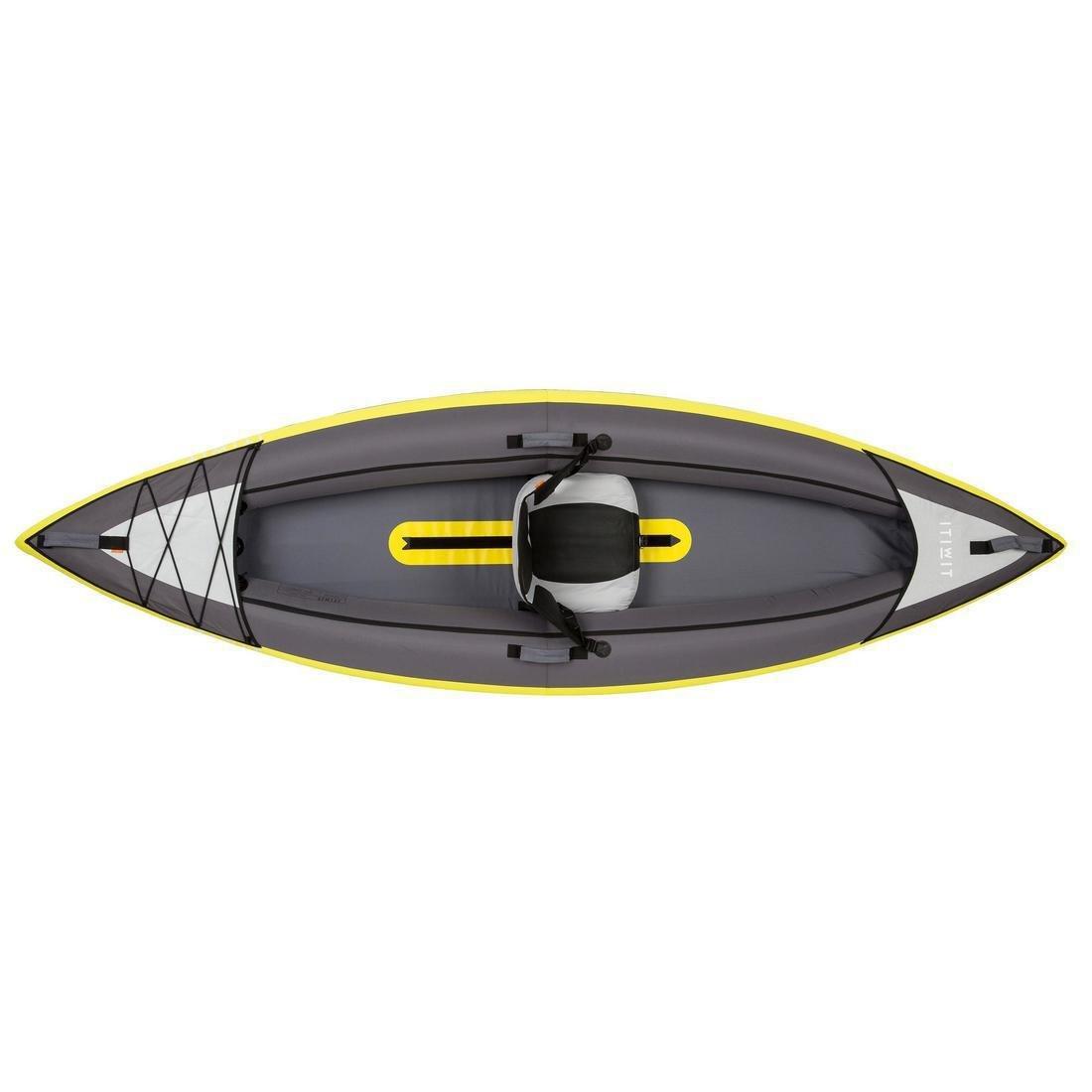 DEFAULT INFLATABLE TOURING KAYAK 1 PLACE YELLOW, No Color, large image number 2