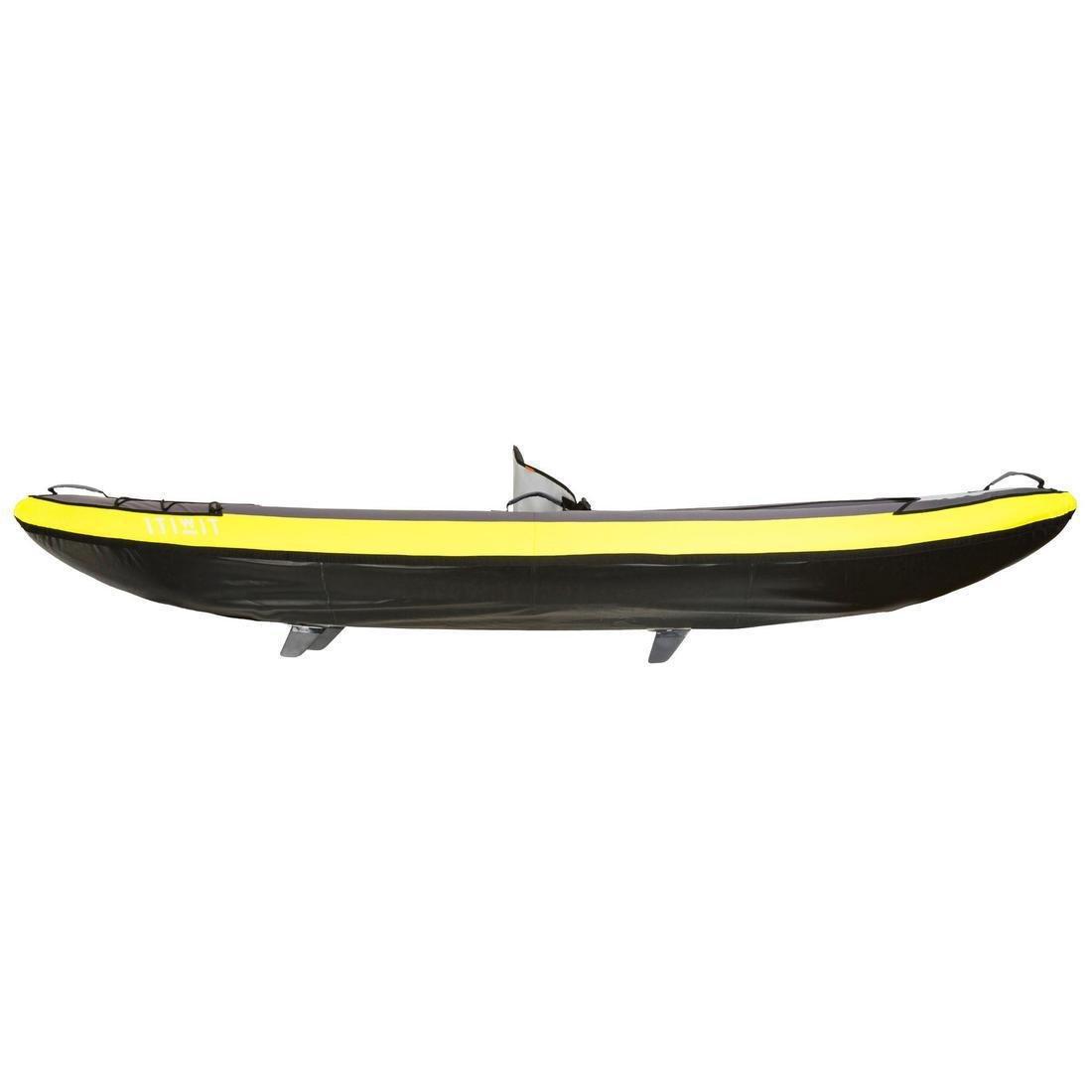 INFLATABLE TOURING KAYAK 1 PLACE YELLOW, No Color, medium