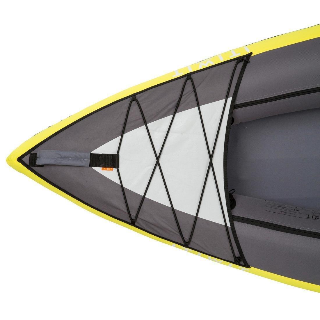 DEFAULT INFLATABLE TOURING KAYAK 1 PLACE YELLOW, No Color, large image number 8