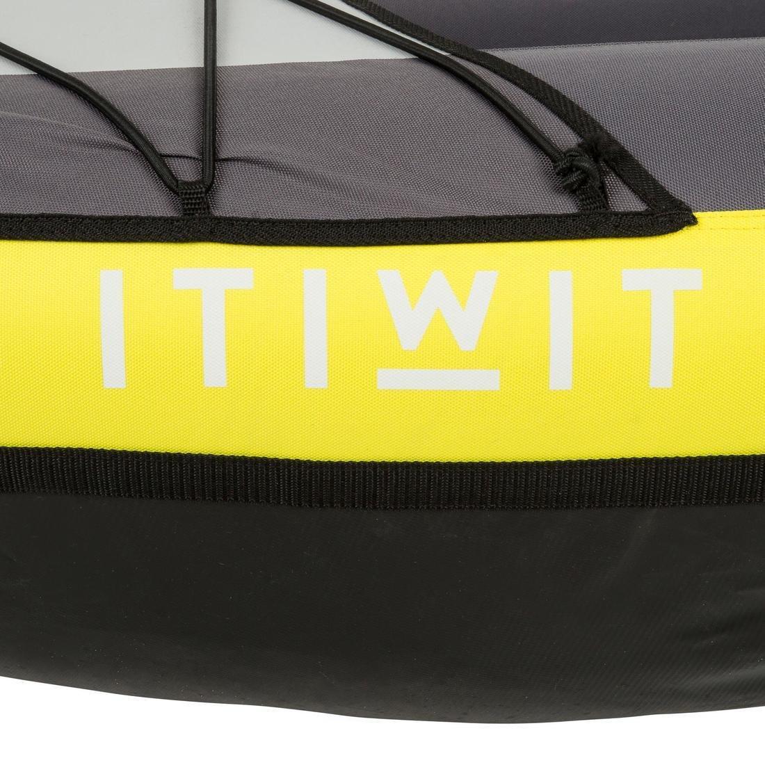 DEFAULT INFLATABLE TOURING KAYAK 1 PLACE YELLOW, No Color, large image number 12