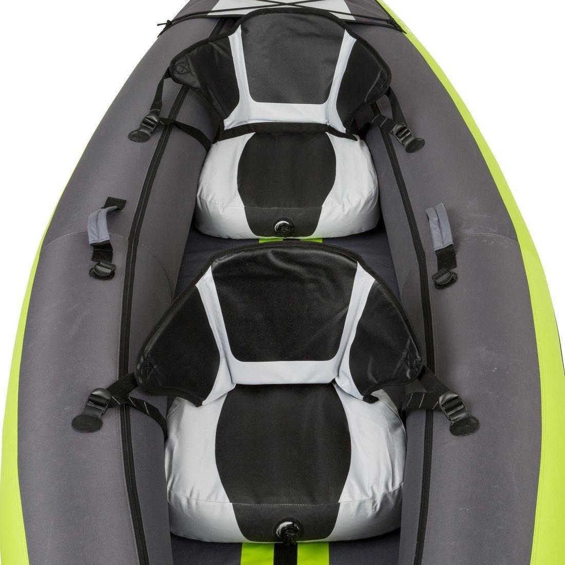Inflatable Touring Kayak - 1/2 Places, Lime Green, No Color, large image number 14