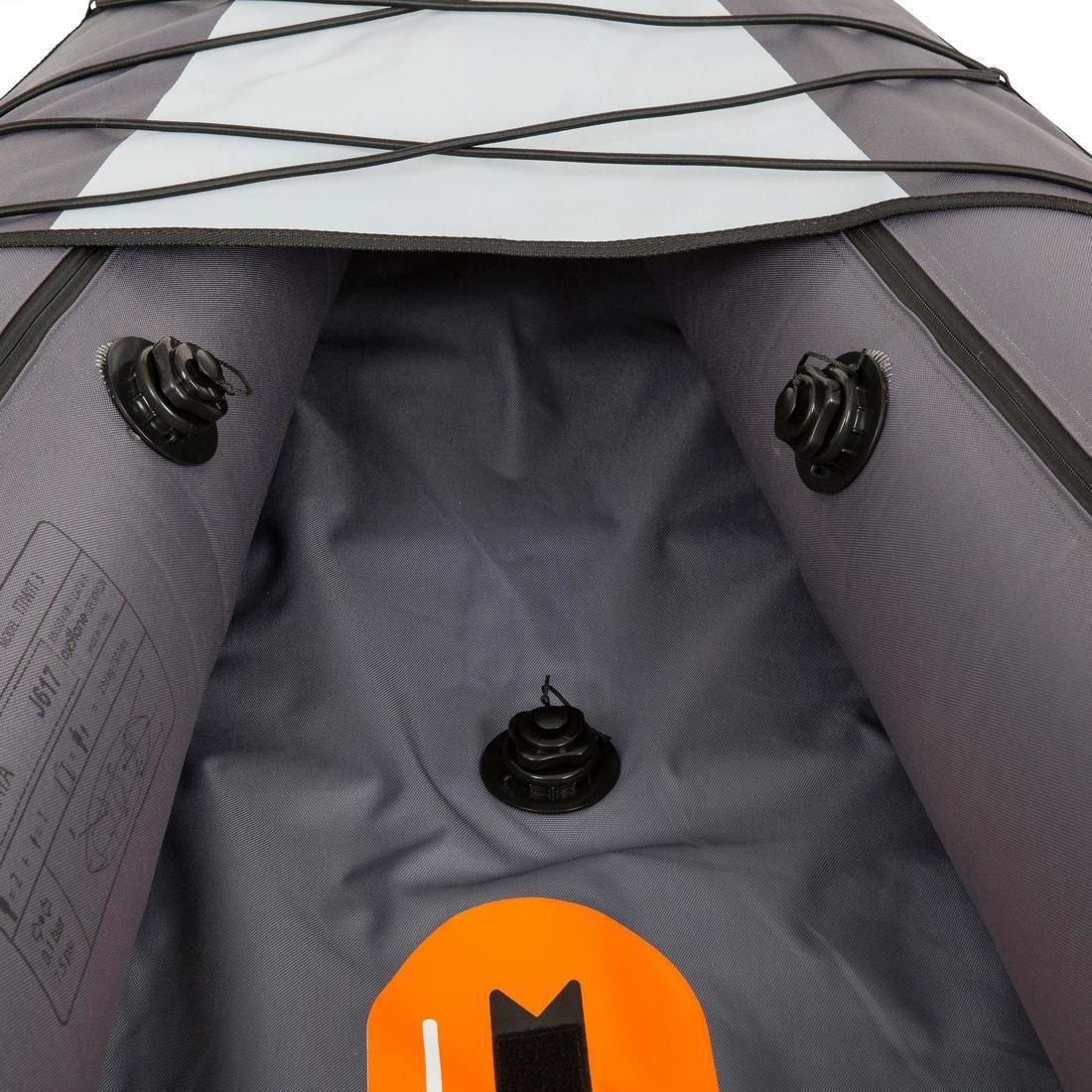 Inflatable Touring Kayak - 2/3 Places, Orange, No Color, large image number 9
