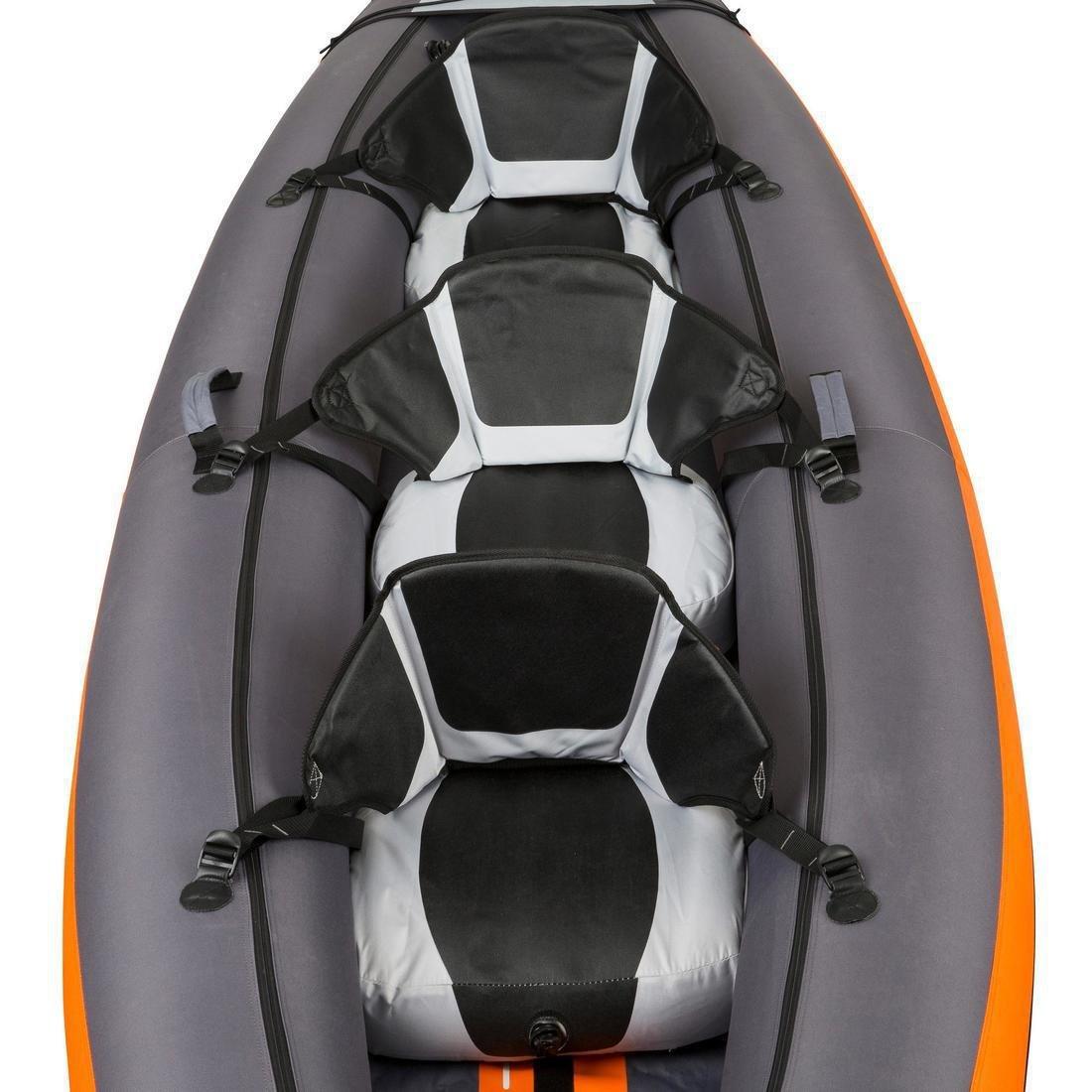 Inflatable Touring Kayak - 2/3 Places, Orange, No Color, large image number 10