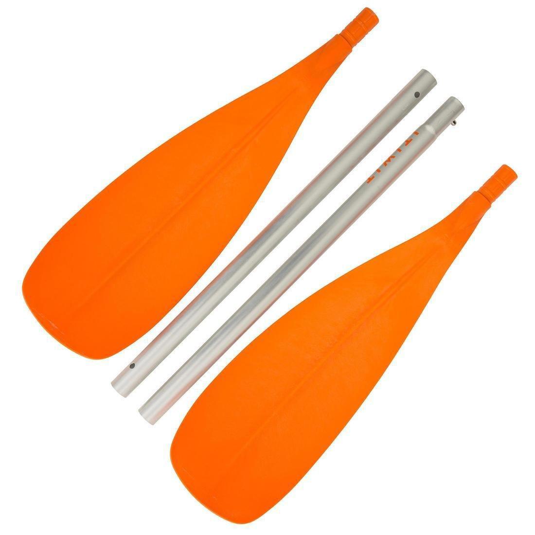 100 Four-Piece Split Kayak Paddle, Fluo Orange, No Color, large image number 6