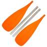 ITIWIT - 100 Four-Piece Split Kayak Paddle, Fluo Orange