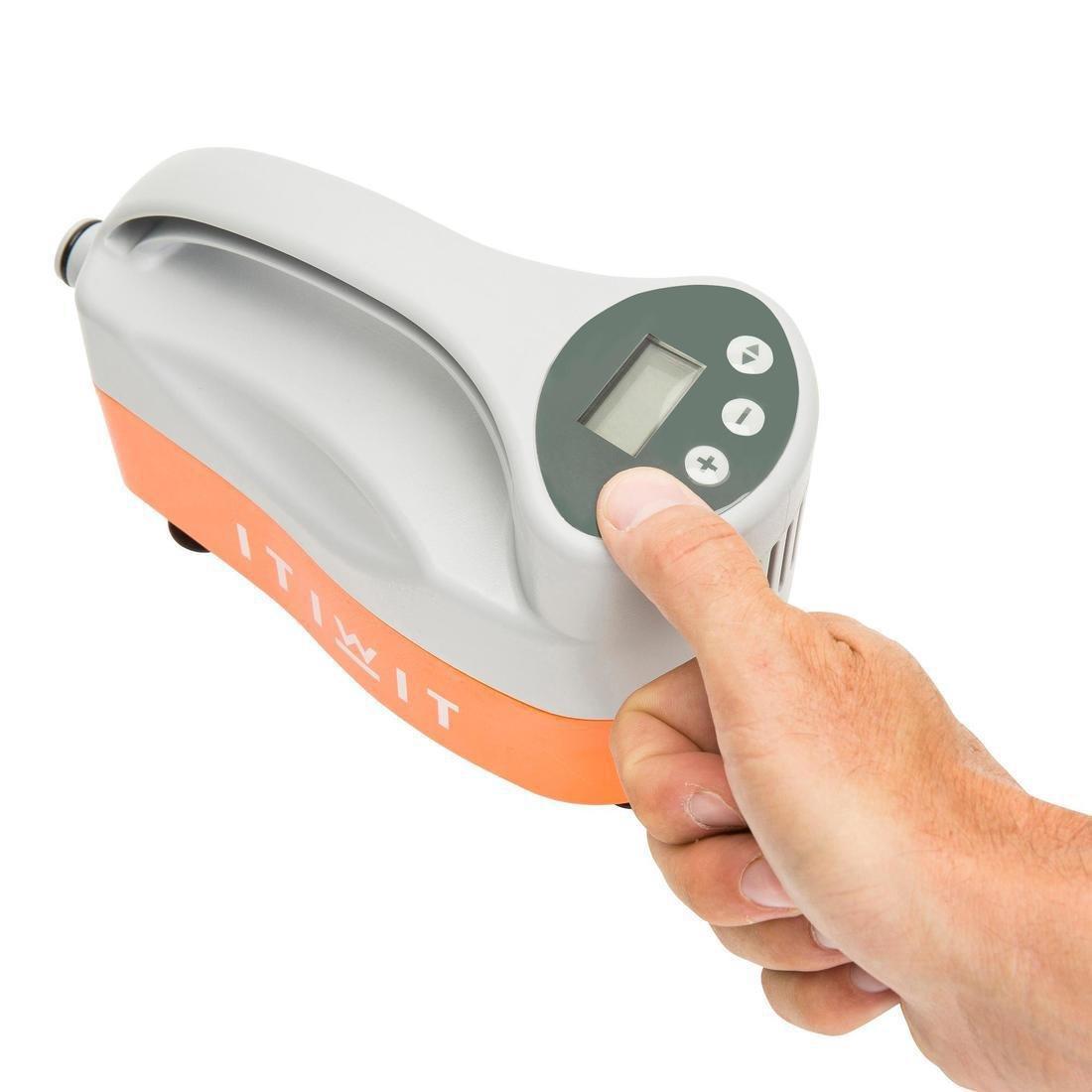 Electric Pump for Stand-Up-Paddle Boards and Kayaks, Orange, No Color, medium