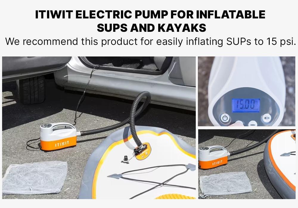 Electric Pump for Stand-Up-Paddle Boards and Kayaks, Orange, No Color, large image number 18