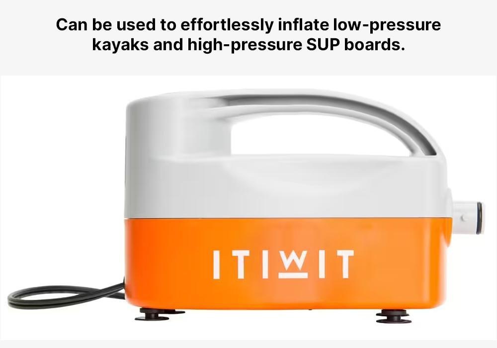 Electric Pump for Stand-Up-Paddle Boards and Kayaks, Orange, No Color, large image number 19