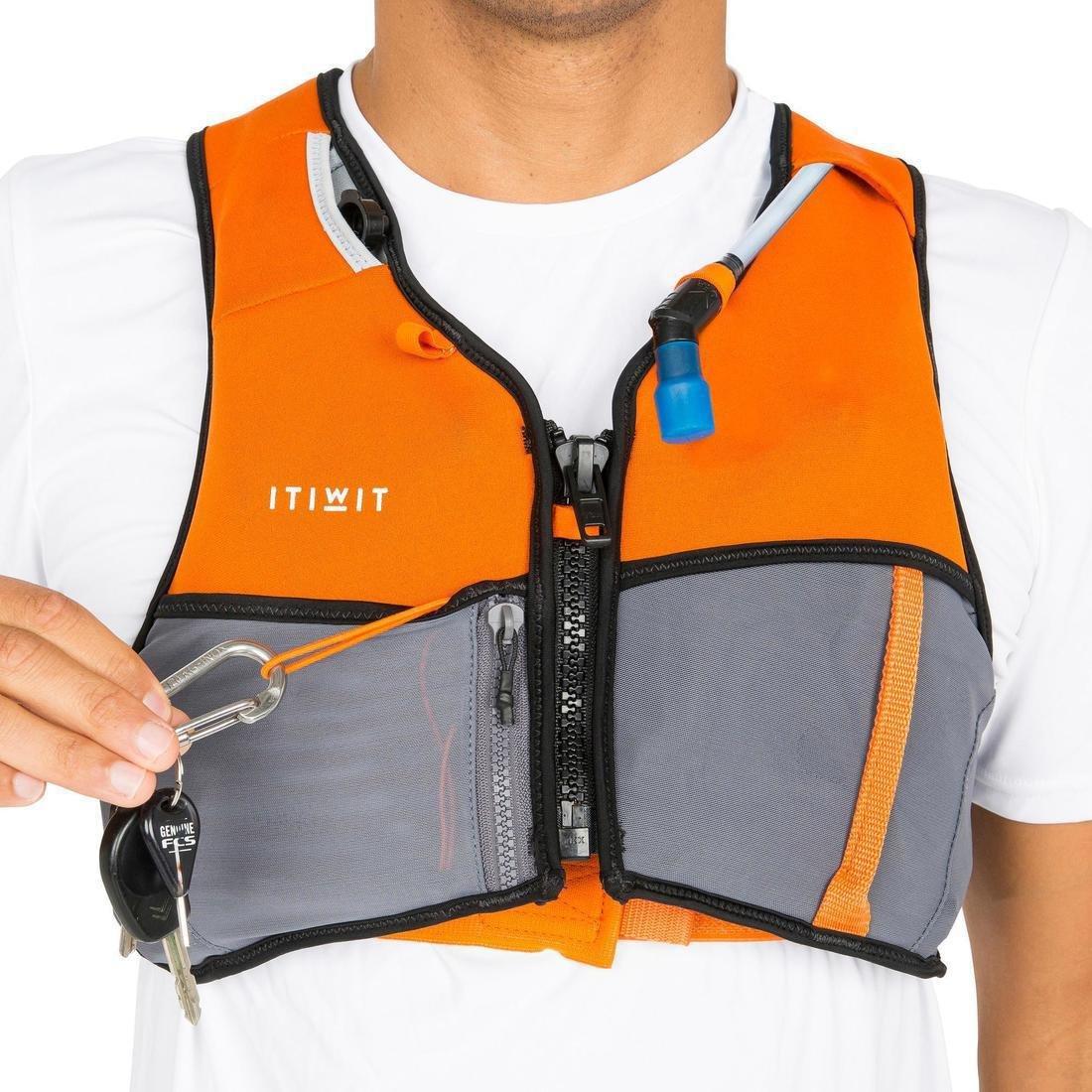 TANGERINE ORANGE LIFE VEST SUP AND KAYAK WAIRGO HYDRATION 50N ORANGE, , large image number 3