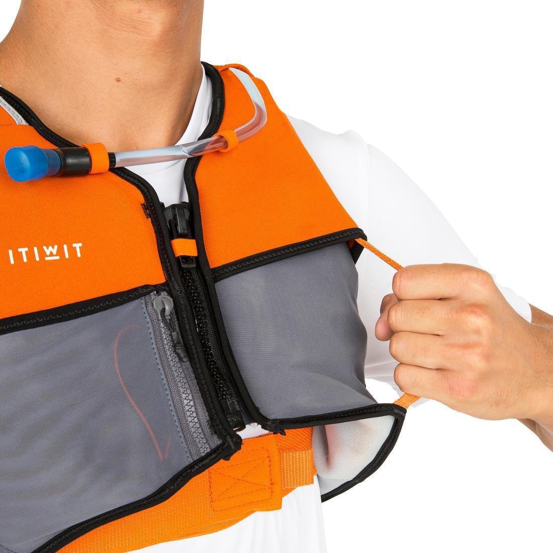 TANGERINE ORANGE LIFE VEST SUP AND KAYAK WAIRGO HYDRATION 50N ORANGE, , large image number 5