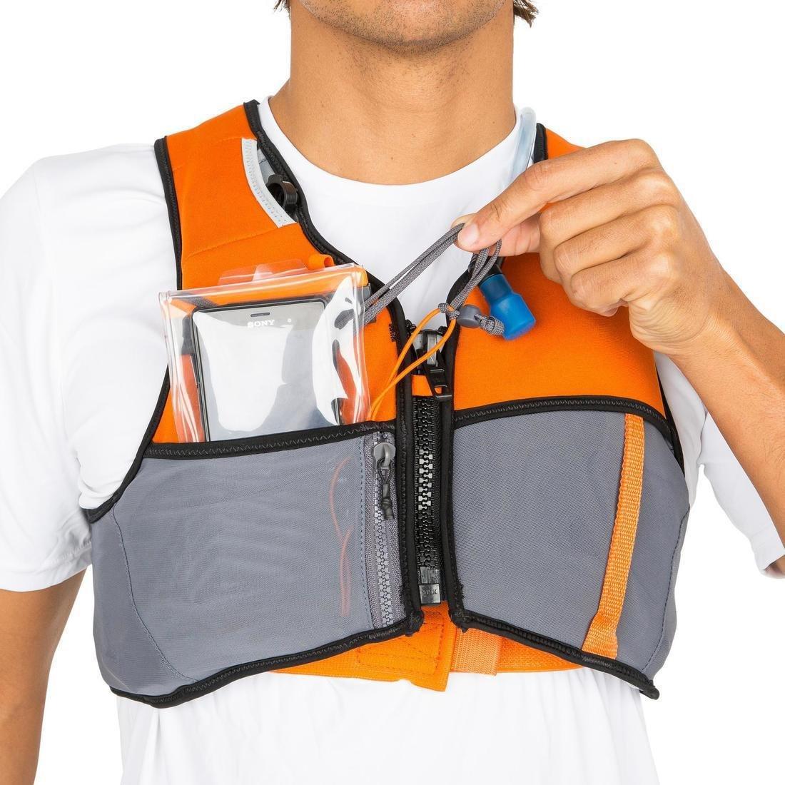 TANGERINE ORANGE LIFE VEST SUP AND KAYAK WAIRGO HYDRATION 50N ORANGE, , large image number 6