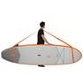 ITIWIT - Inflatable or Rigid Stand-Up Paddle Carry Strap, Mandarine