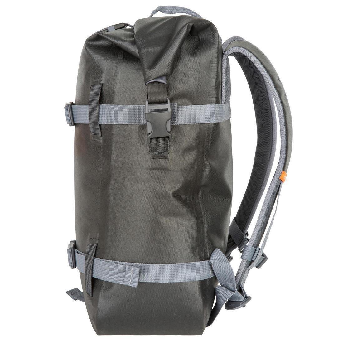 CARBON GREY WATERPROOF BACKPACK 20 L BLACK, No Color, large image number 3