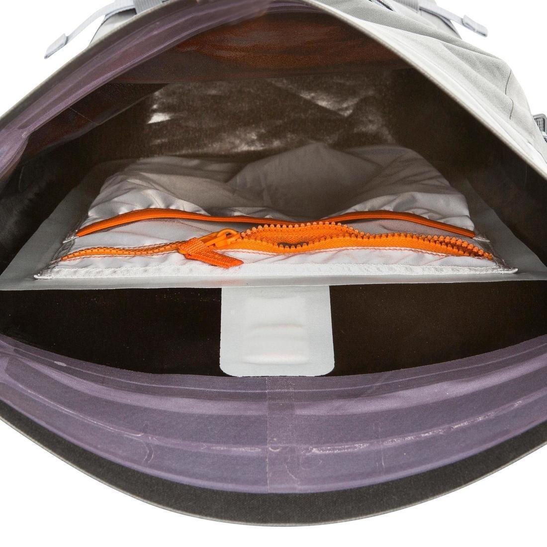 CARBON GREY WATERPROOF BACKPACK 20 L BLACK, No Color, large image number 6