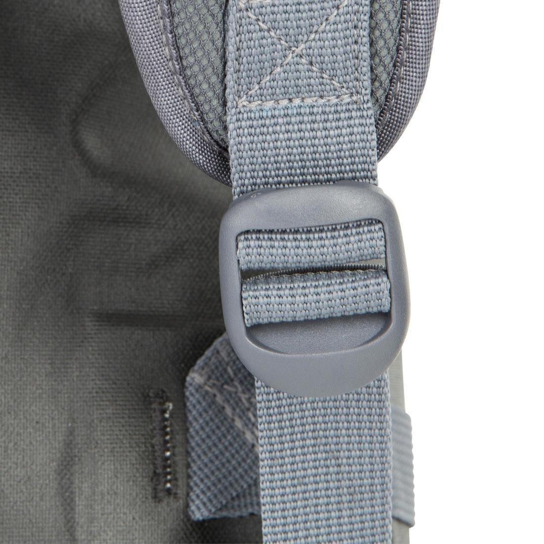 CARBON GREY WATERPROOF BACKPACK 20 L BLACK, No Color, large image number 11