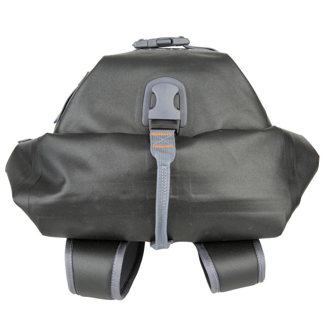 CARBON GREY WATERPROOF BACKPACK 20 L BLACK, No Color, large image number 12