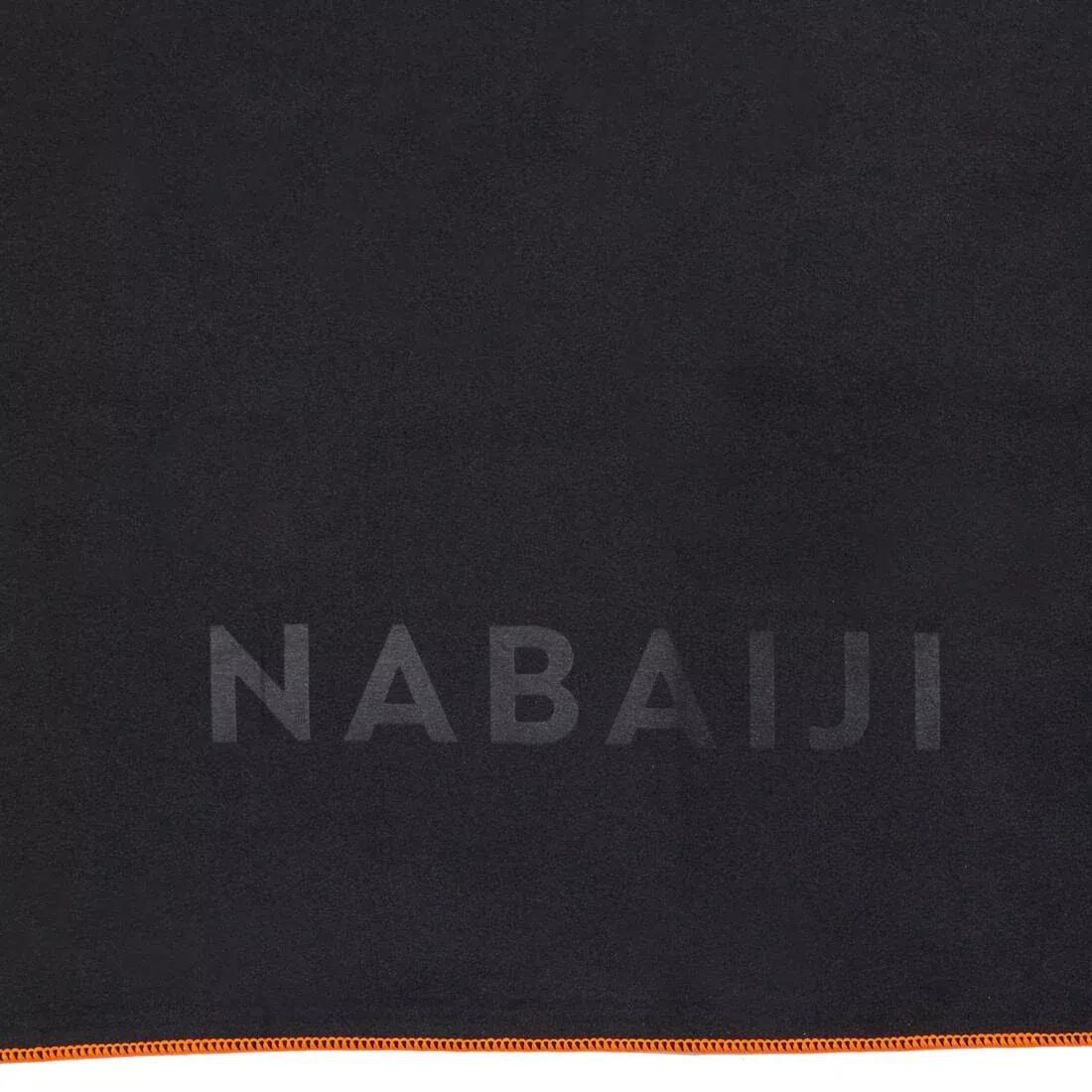 NABAIJI - Ultra Compact Microfibre Towel, Black