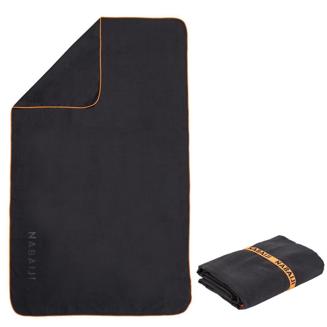 Microfibre Pool Towel, Black, No Color, large image number 3