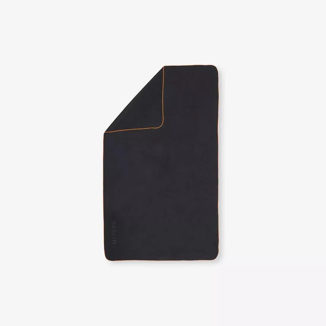 Microfibre Pool Towel, Black, No Color, large image number 0