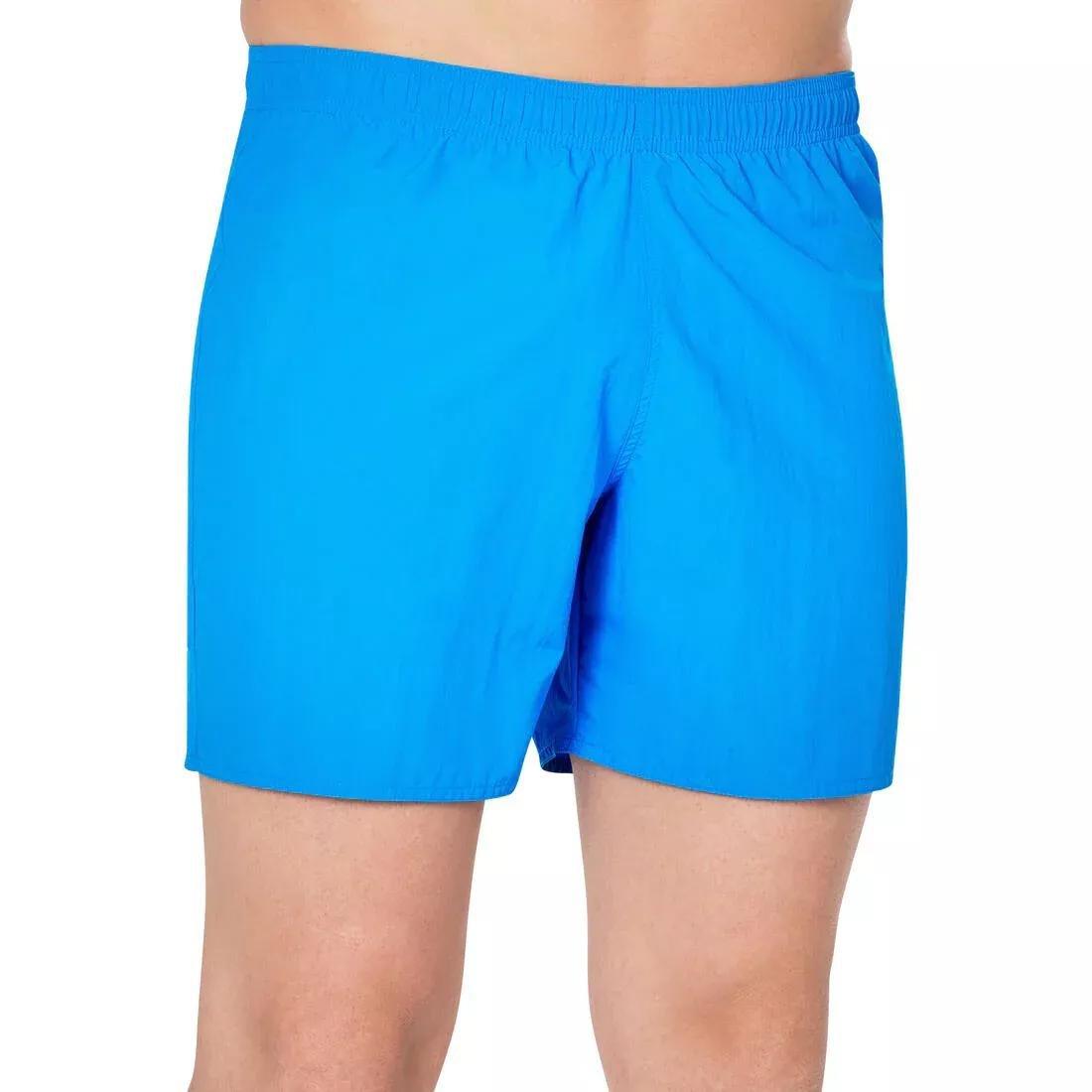 100 BASIC MEN'S SWIMMING SHORTS - LIGHT BLUE, pacific blue, No Color, large image number 1