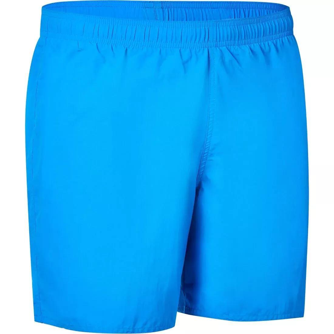 100 BASIC MEN'S SWIMMING SHORTS - LIGHT BLUE, pacific blue, No Color, large image number 2